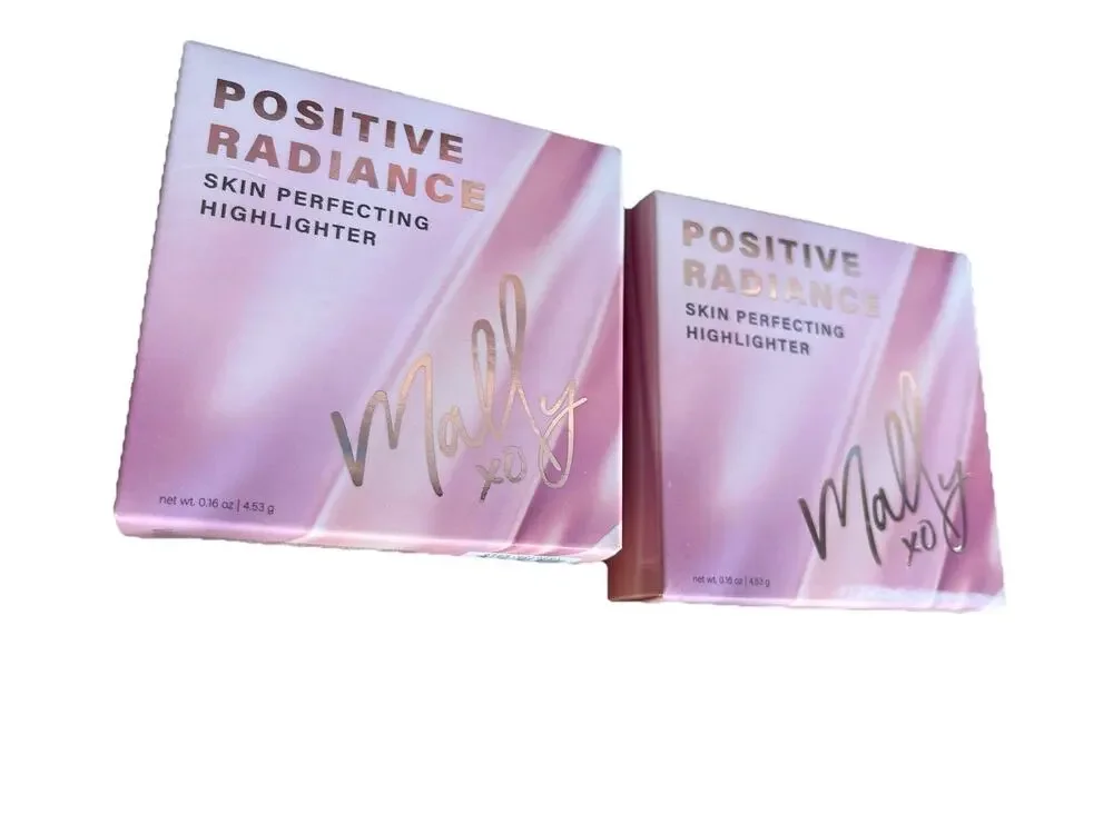 2 Mally Beauty Positive Radiance Skin Perfecting Highlighter Pearlicious Pink